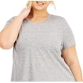 thumbnail image 2 of ID Ideology Plus Crewneck T-Shirt Storm Grey 2X, 2 of 3