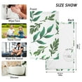 thumbnail image 2 of Leaf Green Leaves Cotton Face Towels Soft Hand Towel Absorbent Bathroom Towel for Kitchen Hotel Decoration, 2 of 7