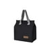 thumbnail image 1 of Yuarrent Fiambrera portátil, bolsa de tela Oxford, papel de aluminio, aislamiento térmico, enfriador de alimentos, bolsa de almacenamiento para Picnic Organizadores de utensilios de cocina Negro Yuarrent HA069872-01, 1 of 6