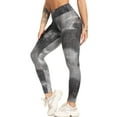 thumbnail image 2 of SEASUM Women's Butt Lift Yoga Leggings Tummy Control Tie Dyed Athletic Pants Textured Workout Running Tights Marble S, 2 of 6