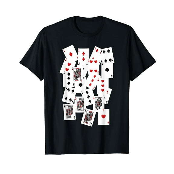 Playing Card Lazy DIY Halloween Costume Casino Poker Gambler T-Shirt
