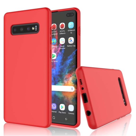 Samsung Galaxy S10 / S10 Plus / S10e / S10  / S9 Cases Cover Cute, Tekcoo Anti-Slip Liquid Silicone Gel Rubber Bumper Case Soft Microfiber Lining Cushion Slim Hard Shell Shockproof Protective Case