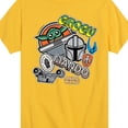 thumbnail image 3 of Star Wars - Mando Grogu Stickers - Youth Boys Short Sleeve Graphic T-Shirt, 3 of 5