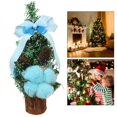 thumbnail image 2 of pitrice Mini Arbre de Noël de Table Décoration de Bureau à Domicile, Type Coton, 2 of 7