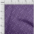 thumbnail image 2 of oneOone Cotton Cambric Purple Fabric Floral Quilting Supplies Print Sewing Fabric By The Yard 42 Inch Wide, 2 of 5