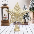thumbnail image 6 of LOLIPPYY Five-Pointed Star Christmas Tree Topper Iron Decoration for Holiday Home Party Friends 1 Set, 6 of 8