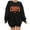 Black, variant on Wancir Football Game Day Sweatshirt for Women Graphic Print Pullover Shirt Fall Casual Crew Neck Long Sleeve Mom Shirts