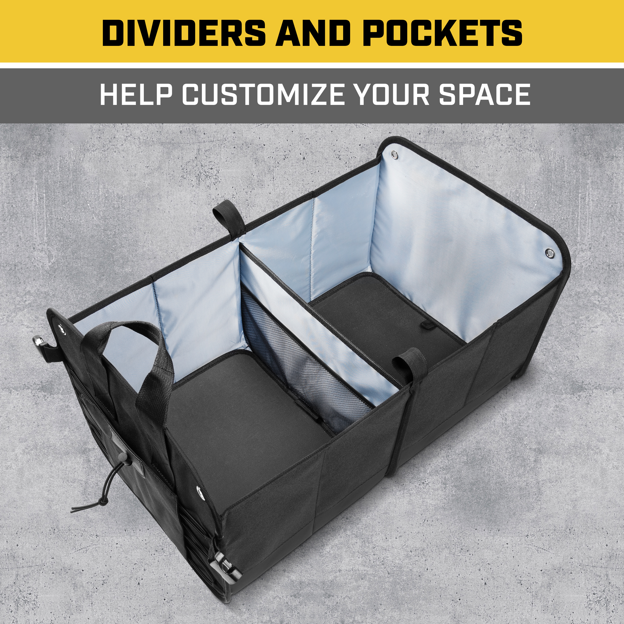 CAT Collapsible Dual-Compartment Trunk Organizer photo 4