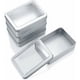 thumbnail image 1 of 4 Piezas Pequeñas Latas de Metal con Tapas, Frasco Cosmético de Metal Vacío Portátil, Cajas de Almacenamiento de Metal Rectangulares para Regalos de Dulces, 4.9 x 3.54 x 1.4 Pulgadas, 1 of 1