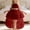 Brick Red, variant on Girls Tiered Neck Gown Dress with Train for Pageant Recital Performance And