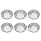 thumbnail image 3 of 6 moldes de acero inoxidable reutilizables para tartaletas de huevo (colores surtidos), 3 of 6
