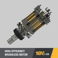 thumbnail image 4 of Caterpillar Cat®DX82B 18V Brushless 1/4" Cordless Trim Router – Tool Only, 4 of 11