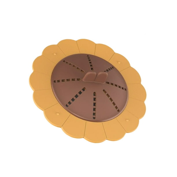 Advancent Cubierta de drenaje de suelo de silicona, desodorante desmontable, colador de baño colorido para el hogar, accesorios de filtro de pelo Juegos de accesorios de baño Naranja Advancent HA065139-04B