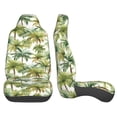 thumbnail image 5 of Haiem Green Hawaii Palms Printed Car Seat Covers Set of 2, Universal Fit Car Seat Covers,Protective Seat Covers,Comfortable Car Seat Covers, Easy Installation Seat Covers, 5 of 8
