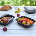 thumbnail image 3 of YILOSF-[12 oz - 50 Count 1-Compartment Meal Prep Containers with Lids – Reusable, Microwaveable, Dishwasher & Freezer Safe, BPA-Free Food Storage Boxes for Portion Control (Formerly Comfy Package), 3 of 3