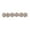 Clear/Rose Gold, variant on Clear Rhinestone Crystal Pearls Floral Small Hair Barrette Clip