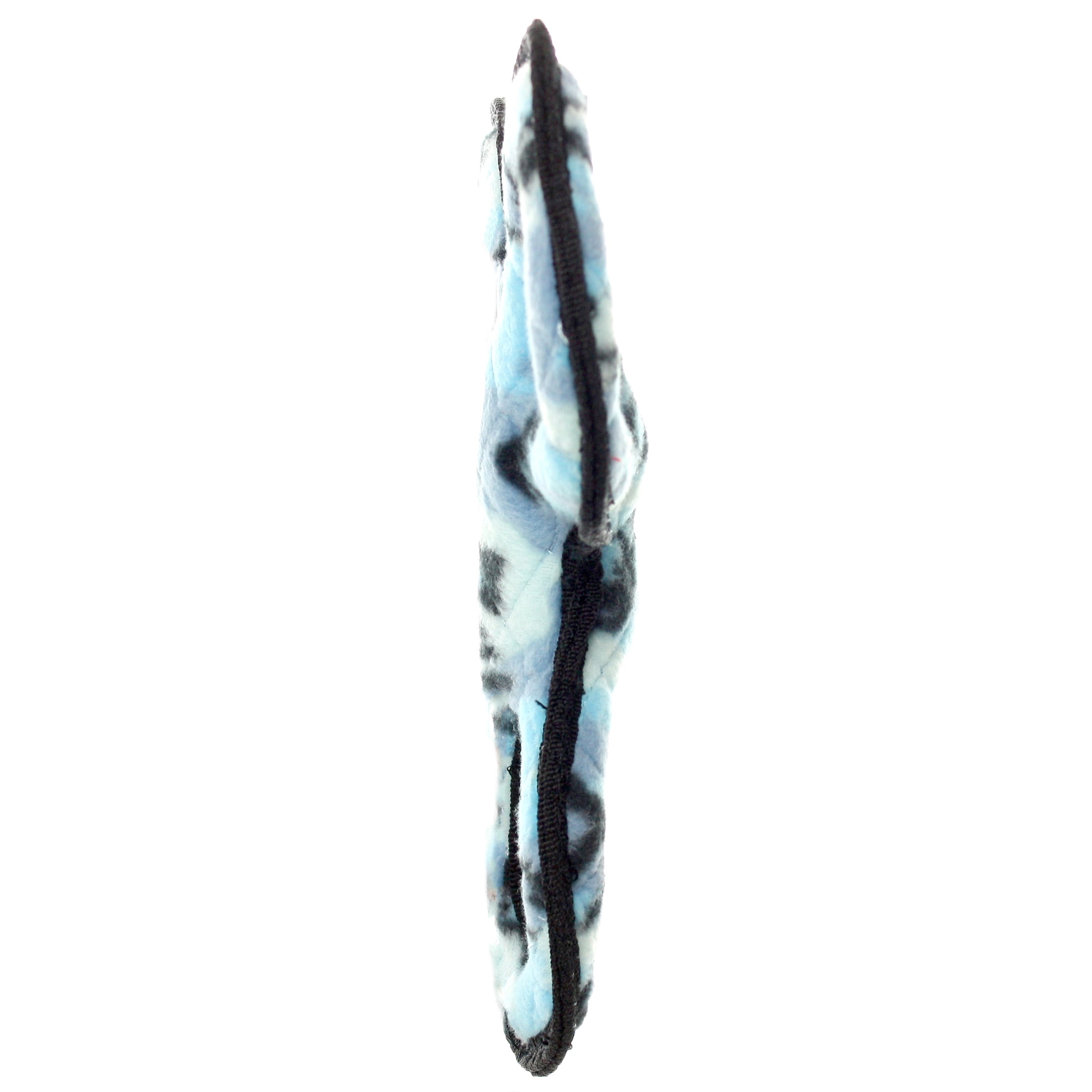 Tuffy Junior 3WayTug Camo Blue Durable Plush Dog Toy