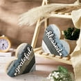 thumbnail image 3 of Rustic Home Decor Wooden Hearts - 2 Pcs Farmhouse Table Centerpieces for Living Room, Small Love Sign Decor for Dining Room Shelf, Perfect Housewarming Gifts, 3 of 8