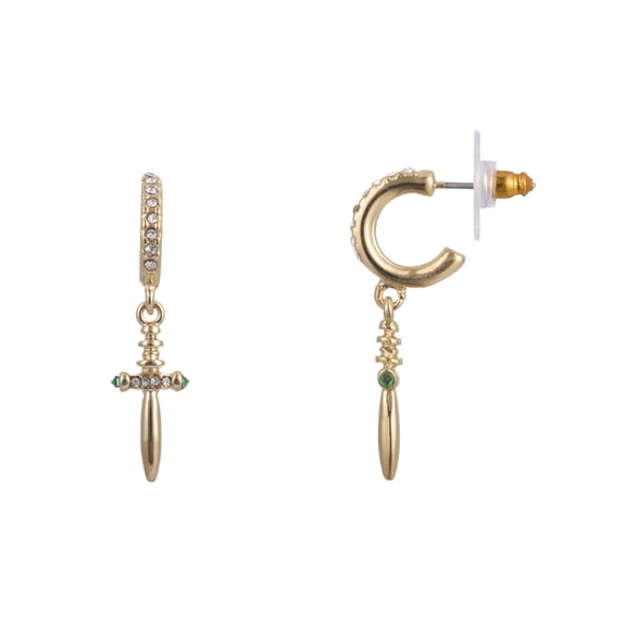 Bella by Thorne Mini Dagger Adult Huggie Earrings, Gold