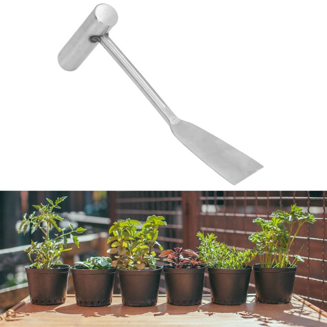 Gardening Shovel Multifunctional Hand Shovel Stainless Steel Garden Shovel Tool for Gardening Tasks Digging Weeding Loosening Soil Aerating Transplanting