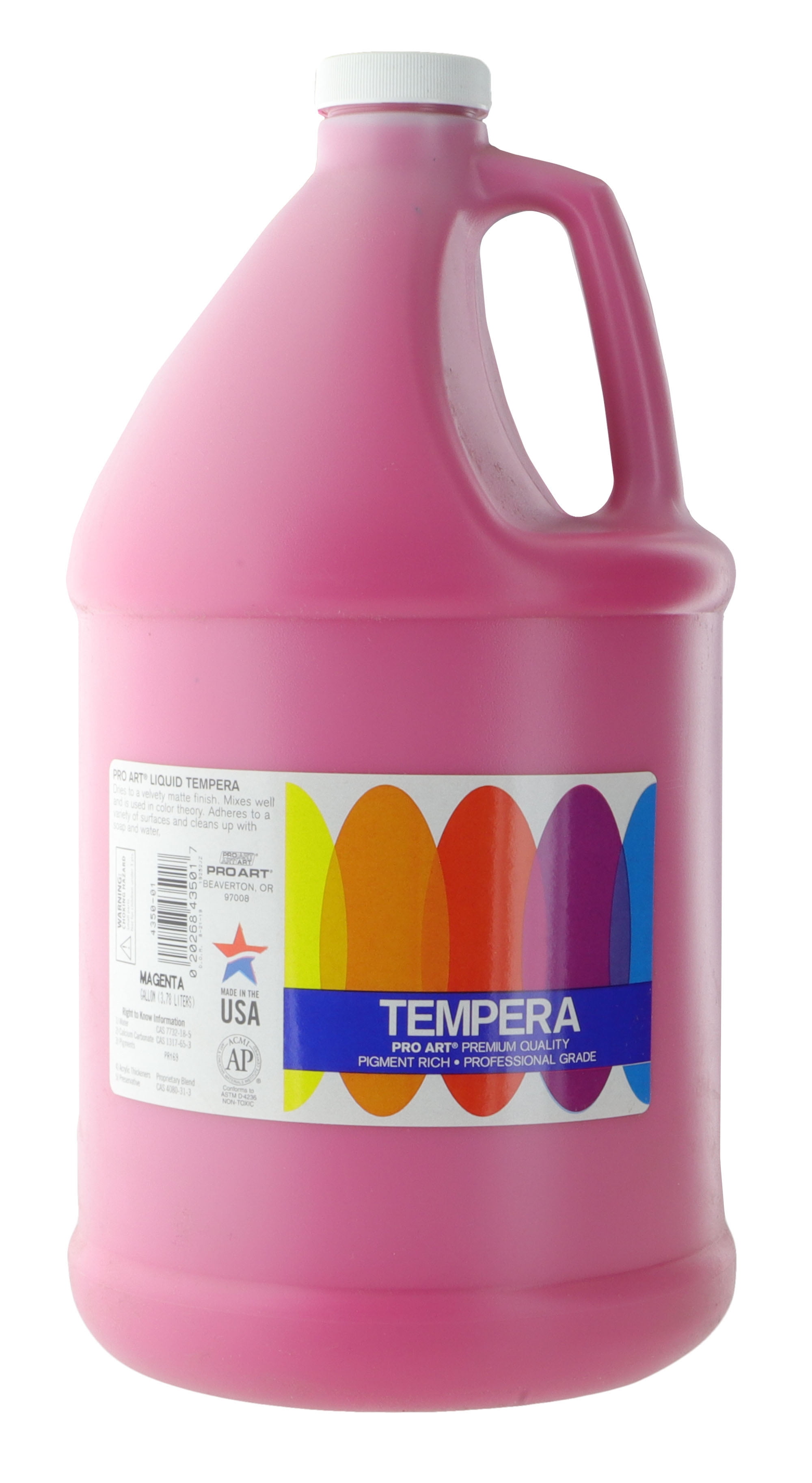Pro Art Liquid Tempera Paint Gallon Magenta