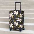 thumbnail image 5 of Yiaed Lilies Flowers Print Travel Luggage Cover Suitcase Protector Fits 18-32 Inch Luggage Wheel Covers Patterned Elastic Luggage Anti-scratch（No luggage）（No luggage）-, 5 of 5