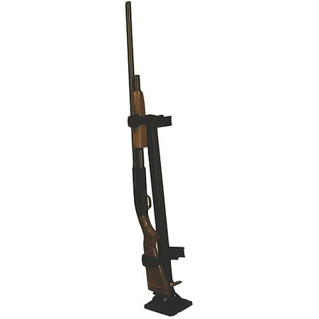 Rugged Gear Floor Mount Gun Rack Black Metal Universal