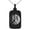 Black, variant on Stainless Steel Janus Greek God of Beginnings Engraved Small Rectangle Dog Tag Charm Pendant Necklace
