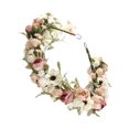 thumbnail image 2 of BRIGHTFUFU Tocado floral delicado Tocado Elirband Moda Mujeres Flores de novia Diadema, 2 of 8