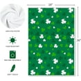 thumbnail image 6 of St Patricks Day Kitchen Towels Set of 2, 18x26 Inch Green Shamrock Dish Towels Lucky Home Decor Seasonal Spring Holiday St Patricks Day Decorations for Home Drying Dishcloth, 6 of 6