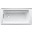 thumbnail image 3 of Kohler 1123-LA-96 60 x 32 in. Archer Alcove Left Bath Drain - Biscuit, 3 of 5