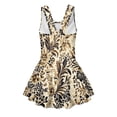 thumbnail image 5 of Tutolipy Botanical Leopard Print Childrens Swimwear, Bathing Suit One Piece Swimsuits Built in Shorts Sleeveless Bathing Suit for Beach Size 5-6 Years, 5 of 8