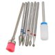 thumbnail image 1 of Brocas para uñas brocas profesionales para quitar cutículas cerámica de tungsteno 7 piezas para salón ANGGREK Otros, 1 of 8