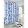thumbnail image 3 of Fsddascl Blue Coastal Conch Shower Curtain Set - 72" x 78" Washable Bathtub Curtain with 12 Hooks, Summer Ocean Starfish Coral Shell Waterproof Fabric Stall Shower Curtains for Bathroom/Bathtub, 3 of 6