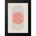 thumbnail image 2 of The Miuus Studio 13x18 Black Modern Framed Museum Art Print Titled - Perfect Point Peach, 2 of 5