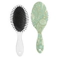 thumbnail image 2 of Abstract Mandala Hair Brush - Elegant Detangling Tool with Round-Tip Bristles, Reduces Breakage & Static for Long Hair, 2 of 6