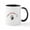 White/Black Inside, variant on CafePress - Valentine Penguin Mugs - 11 oz Ceramic Mug - Novelty Coffee Tea Cup
