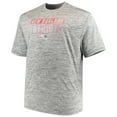 thumbnail image 2 of Men's Majestic Heathered Gray New England Patriots Big & Tall Last Chance Ply Reflective T-Shirt, 2 of 3