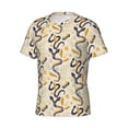 thumbnail image 5 of Qekee Snake And Floral Classic Fit T-Shirt Men's Shirt Men's Tight Short Sleeves for Exercise, Running, Mountaineering - Snake And Floral, 5 of 9