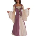 thumbnail image 2 of Disfraz Medieval Renacentista para Mujer, Cosplay Sobre Vestido Rosa S, 2 of 8