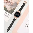 thumbnail image 4 of Correa de reloj Minyee Leather compatible con Fitbit Versa 4/3/Sense, 4 of 6