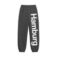 thumbnail image 5 of Shadoumai Girls Casual Sweatpants Letter Graphic Print Kid Activewear Elastic Waist Joggers Joggers For Play Everyday Wear,Girl Uniform Pants 9-10 Years, 5 of 6