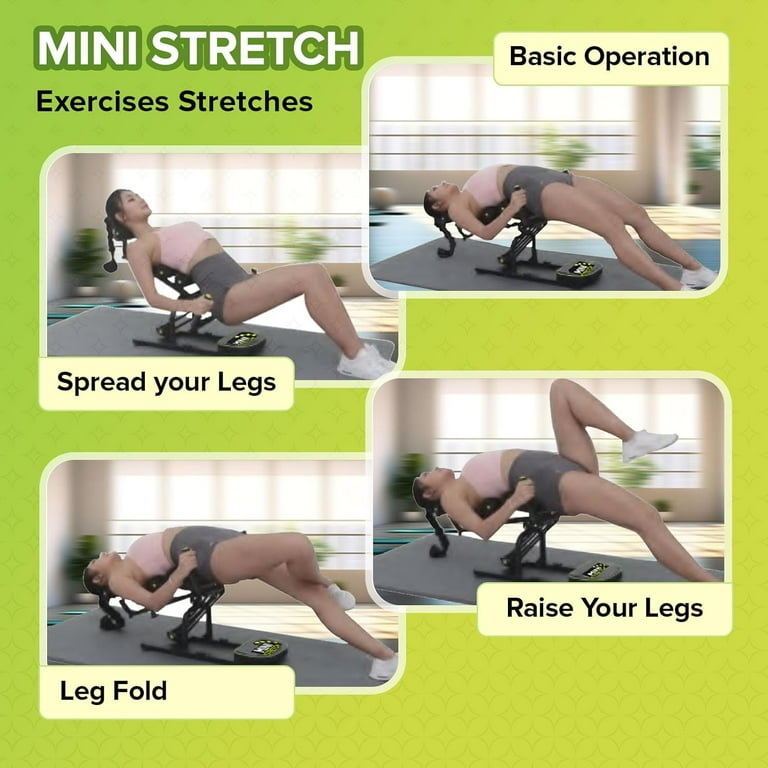 Stretches beisswerkzeug to align lower back