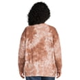 thumbnail image 4 of Terra & Sky Women's Plus Size Sweatshirt, 2-Pack, 4 of 5