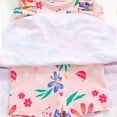 thumbnail image 5 of Hienoo Little Girls Swim Dress Scoop Neck Ruffle Floral Beach Dress Bathing Suit Swimwear, 5 of 7