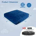 thumbnail image 2 of CIPACHO 57" x 57" Crash Pad Sensory Mat with Foam Blocks and Washable Velvet Cover for Kids and Adults, Ideal Gymnastics Equipment for Kids to Jump, Play or Relax, Blue, 2 of 3