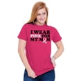 thumbnail image 5 of I Wear Pink For My Mom Support Men's Graphic T Shirt Tees Brisco Brands L, 5 of 6