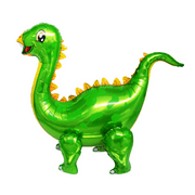 Dinosaur Balloon with Moveable Legs 30”x21.5” JUMBO Green Dinosaur