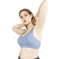 thumbnail image 2 of POSESHE Women's X-Back Light Support Sports Bra, Yoga Workout Running Gym Sport Bra, M-4X, 2 of 5
