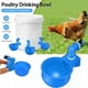 thumbnail image 4 of Bebedero automático para aves de corral, bebedero para pollo, pato, codorniz, color azul, 6 uds., 4 of 5
